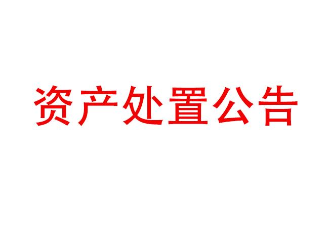 閑置設(shè)備資產(chǎn)處置公告(2023-24)