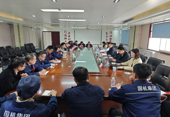 國機精工黨委書記、董事長、總經(jīng)理蔣蔚一行到軸研所調(diào)研
